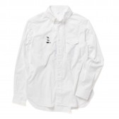 MOUNTAIN RESEARCH-B.D. Shirt - Ox Broad - White