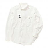 MOUNTAIN RESEARCH-B.D. Shirt - Oxford - White