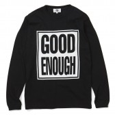GOODENOUGH-BOX SIGN L:S TEE - Black