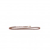 hobo-Brass Coated Glass Beads Necklace