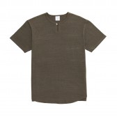 Mr.GENTLEMAN-CONCHO HENLEY TEE - Khaki