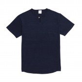 Mr.GENTLEMAN-CONCHO HENLEY TEE - Navy