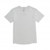Mr.GENTLEMAN-CONCHO HENLEY TEE - White