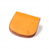 LEATHER & SILVER MOTO-Coin Case C1 - Yellow