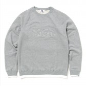 GOODENOUGH-EDGE LINE RAGLAN SLEEVE CREW SWEAT – Grey
