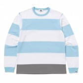 GOODENOUGH-EDGE SWITCH BORDER L:S SHIRT - Saxe