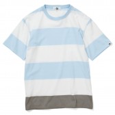 GOODENOUGH-EDGE SWITCH BORDER S:S SHIRT - Saxe