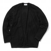 FLISTFIA-Indigo Piping Cardigan - Black Indigo