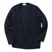 FLISTFIA-Indigo Piping Cardigan - Dark Blue Indigo
