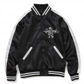 GOODENOUGH-REVERSIBLE VARSITY JACKET - Black