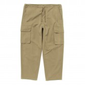 COMOLI-ドローストリング 6ポケットパンツ - Khaki