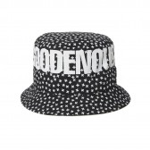 GOODENOUGH-FLORET CROSS DOT DRAWCORD HAT (KIDS) - Black