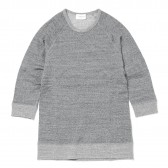 FLISTFIA-3:4 Crew Neck Sweat - Charcoal