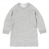 FLISTFIA-3:4 Crew Neck Sweat - Light Gray