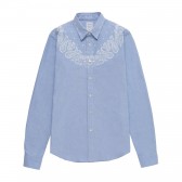 Mr.GENTLEMAN-BANDANA SHIRT - Sax Blue