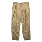 UNIVERSAL PRODUCTS-COTTON LINEN EASY SLACKS - Beige