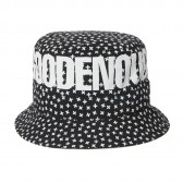 GOODENOUGH-FLORET CROSS DOT DRAWCORD HAT - Black