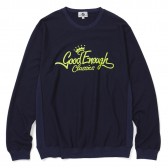 GOODENOUGH-GEL CLASSICS LIGHTNESS CREW SWEAT - Navy : Yellow
