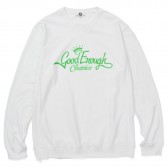 GOODENOUGH-GEL CLASSICS LIGHTNESS CREW SWEAT - White : Green
