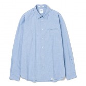 BEDWIN-L:S ELBOW PATCH SHIRT 「EASTON」 - Sax