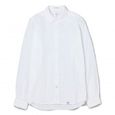 BEDWIN-L:S GAUZE GATHER B.D SHIRT 「BRIAN」 - White