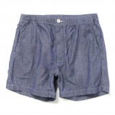 ENGINEERED GARMENTS-Long Beach Short - Dungaree Cloth - Indigo