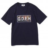 GOODENOUGH-NEON REFLECTING TEE - Navy