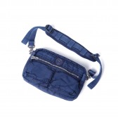 Porter Classic-SUPER NYLON SHOULDER BAG S - Blue