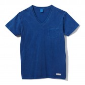 NAISSANCE-V-NECK T-SHIRT - Blue