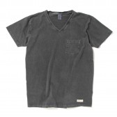 NAISSANCE-V-NECK T-SHIRT - Charcoal Gray