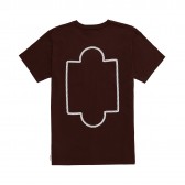 Mr.GENTLEMAN-BACKPRINT FRAME TEE - Burgundy