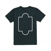 Mr.GENTLEMAN-BACKPRINT FRAME TEE - D.Green