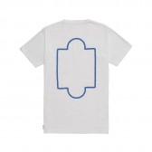 Mr.GENTLEMAN-BACKPRINT FRAME TEE - White