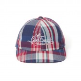 GOODENOUGH-CLASSICS MADRAS B.B CAP (KIDS) - Navy / Red