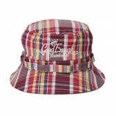 GOODENOUGH-CLASSICS MADRAS VENTILATION BOONIE - Burgundy : Orange