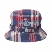 GOODENOUGH-CLASSICS MADRAS VENTILATION BOONIE - Navy : Red