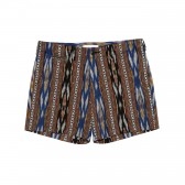 Mr.GENTLEMAN-ETHNIC PATTERN SHORT - Blue