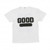 GOODENOUGH-GOOD E COLLEGE TEE KIDS - White