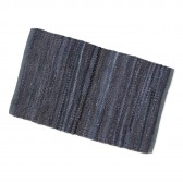 INDIA FLAG RG-150828 LEATHER RUG 50×75 - Navy