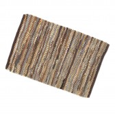 INDIA FLAG RG-150828 LEATHER RUG 50×75 - Olive