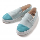 MACCHERONIAN 4001SK CAPTOE SLIP-ON SHOES - Lt.Blue