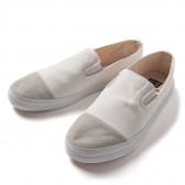 MACCHERONIAN 4001SK CAPTOE SLIP-ON SHOES - White