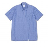 BEDWIN-S:S PULLOVER SHIRT 「GREENE」 - Blue