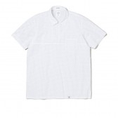 BEDWIN-S:S PULLOVER SHIRT 「GREENE」 - White