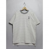 MOUNTAIN RESEARCH-Border Tee - Off White × Gray