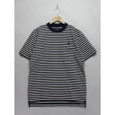 MOUNTAIN RESEARCH-Border Tee - Off White × Navy