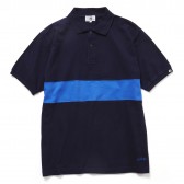 GOODENOUGH-CUT OUT LINE POLO - Navy