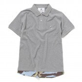 HABANOS-LAYERED POLO SHIRTS - 杢 Gray