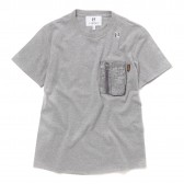 HABANOS-MILITARY CAMO-POCKET S:SL Tee - 杢 Gray