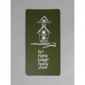 MOUNTAIN RESEARCH-Magnet Sheet - 親子鳥 - Khaki